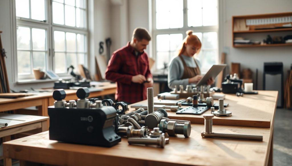 Metallbeslag montering og kostnadsberegning