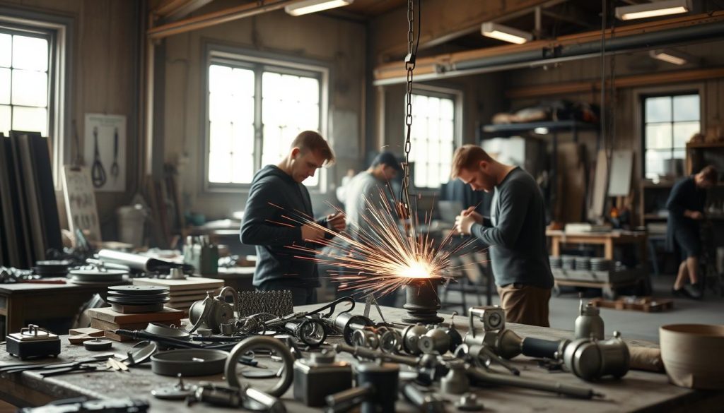 Metalldetaljer håndverk og produksjon