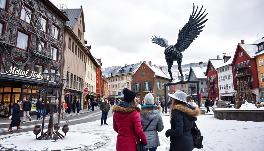 Metalldetaljer i norske byer