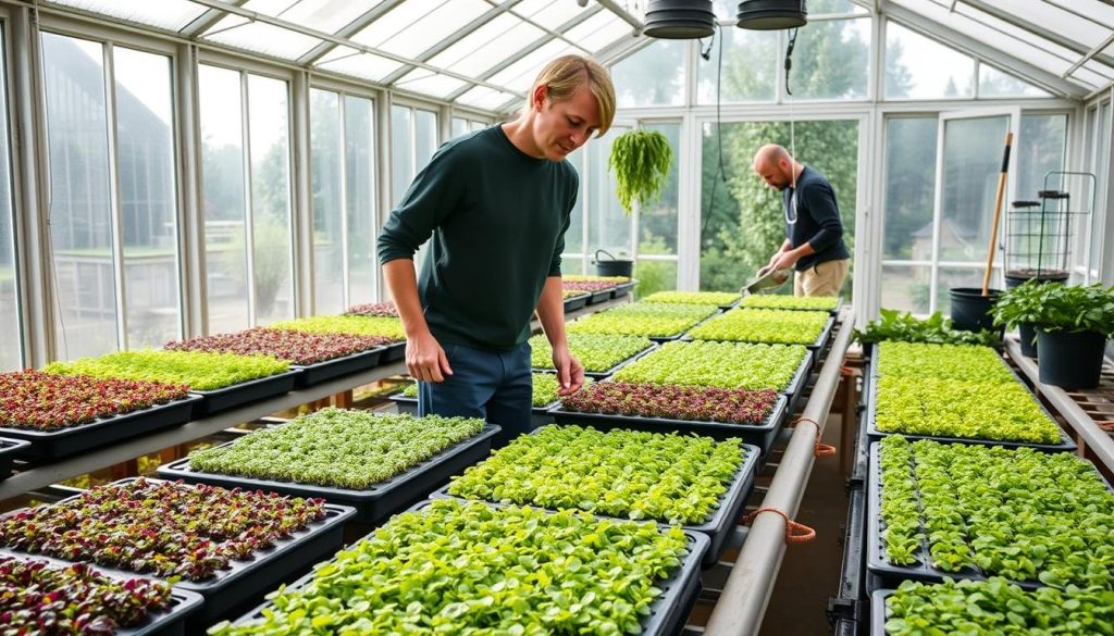 Microgreens produksjonstjenester