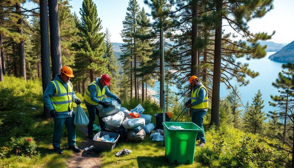 Miljøservicearbeidere i Norge