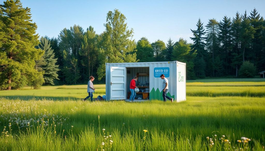 Miljøvennlig containerbruk