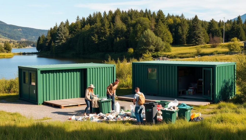 Miljøvennlig containerutleie tjenester