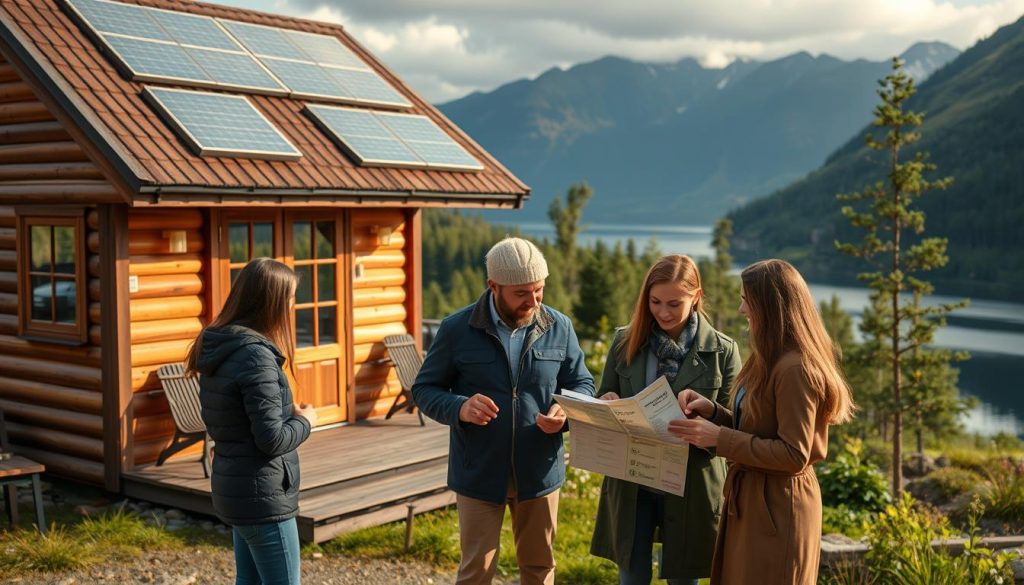 Miljøvennlig hytte priser i Norge