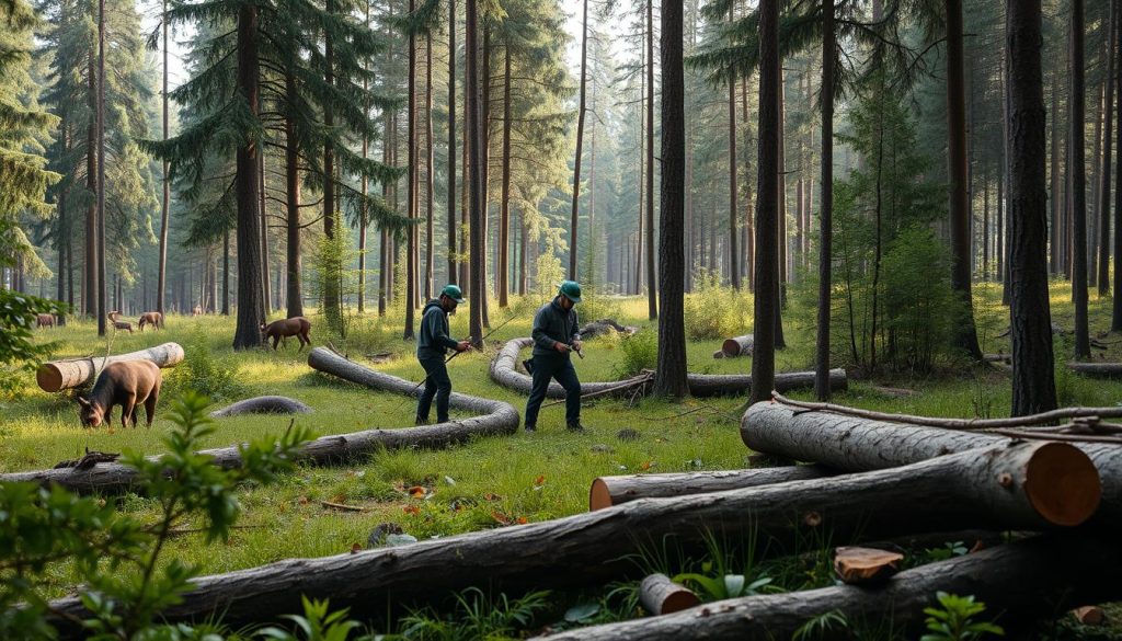 Miljøvennlig trefelling