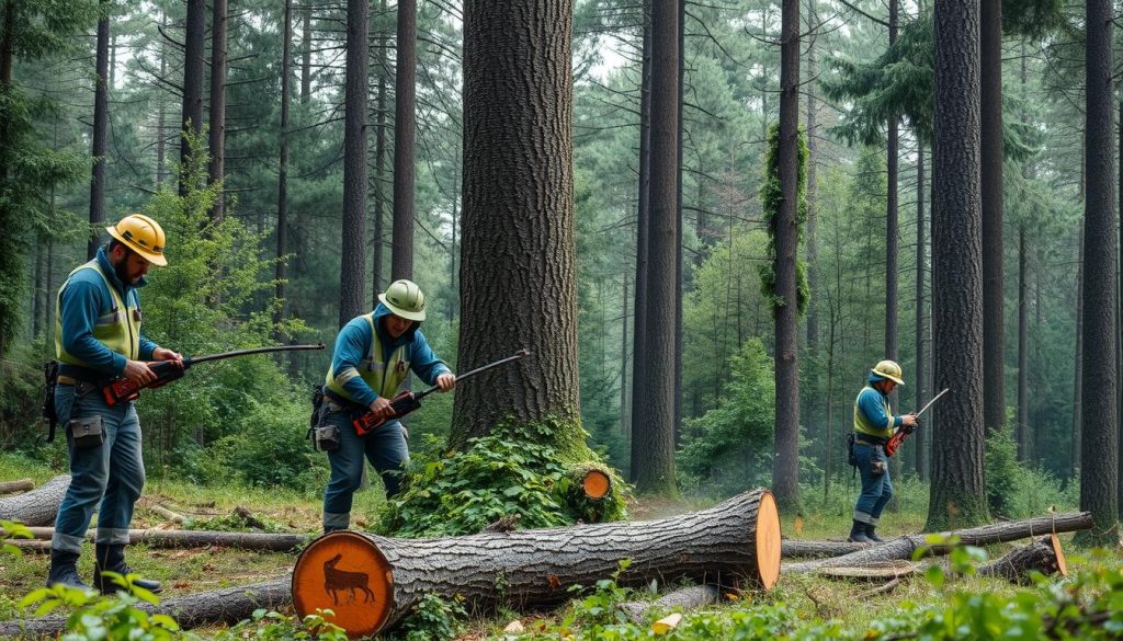 Miljøvennlig trefelling