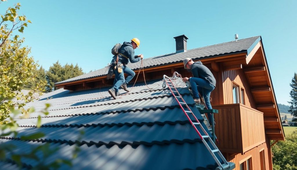 Montering av taksikring profesjonell installasjon