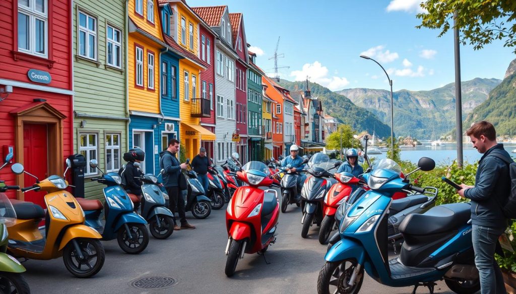 Mopedforsikring i norske byer