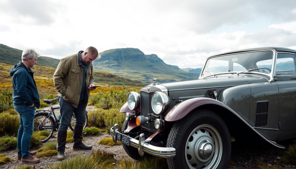 Motorhistoriker ekspertvurdering av veteranbil