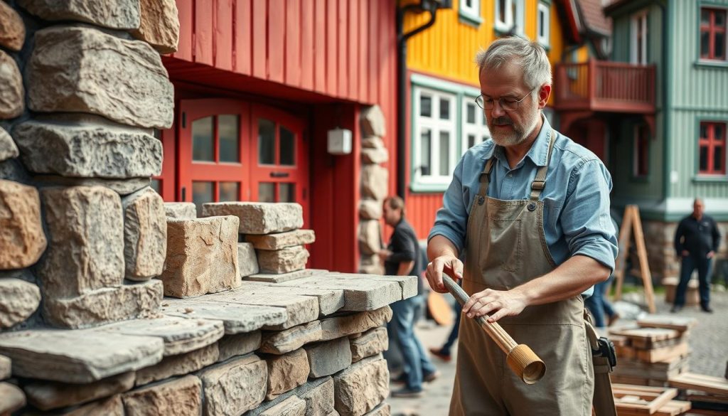 Murarbeid og fasadeendring