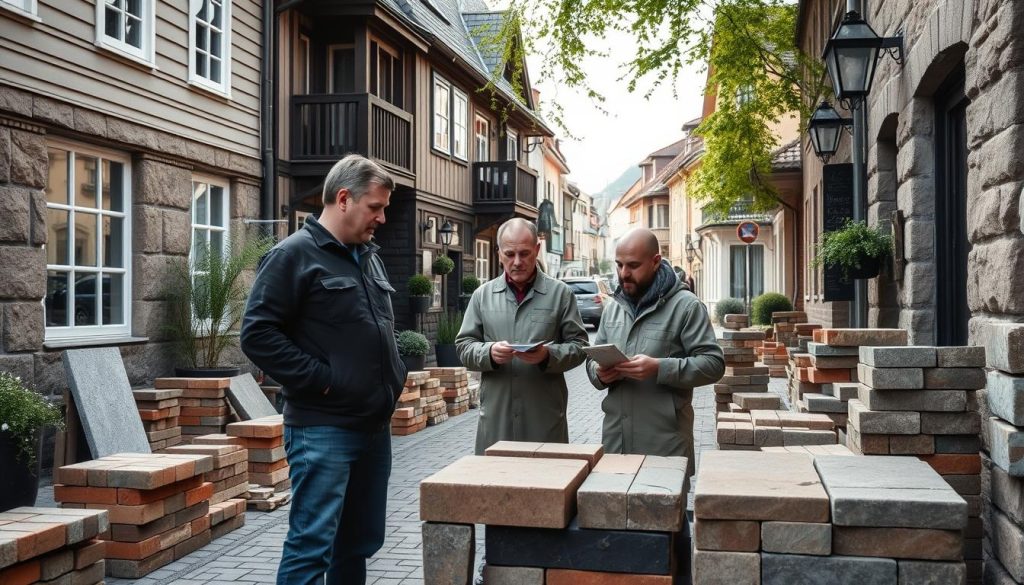 Murstein priser i norske byer