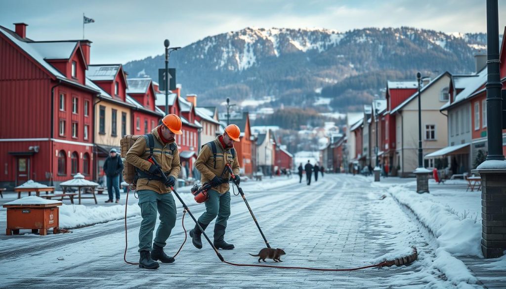 Musebekjempelse i norske byer