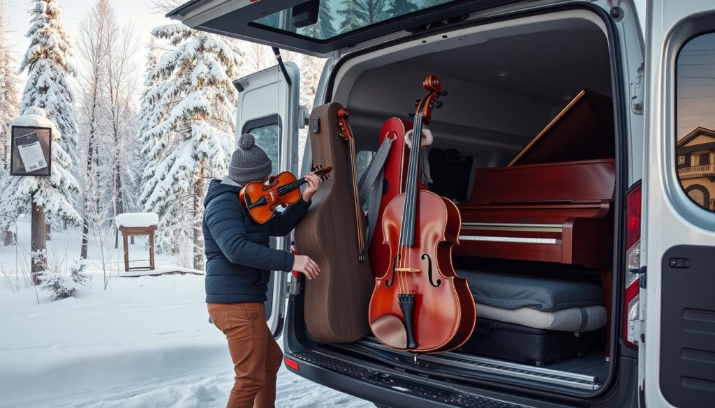 Musikkinstrument transport og forsikring