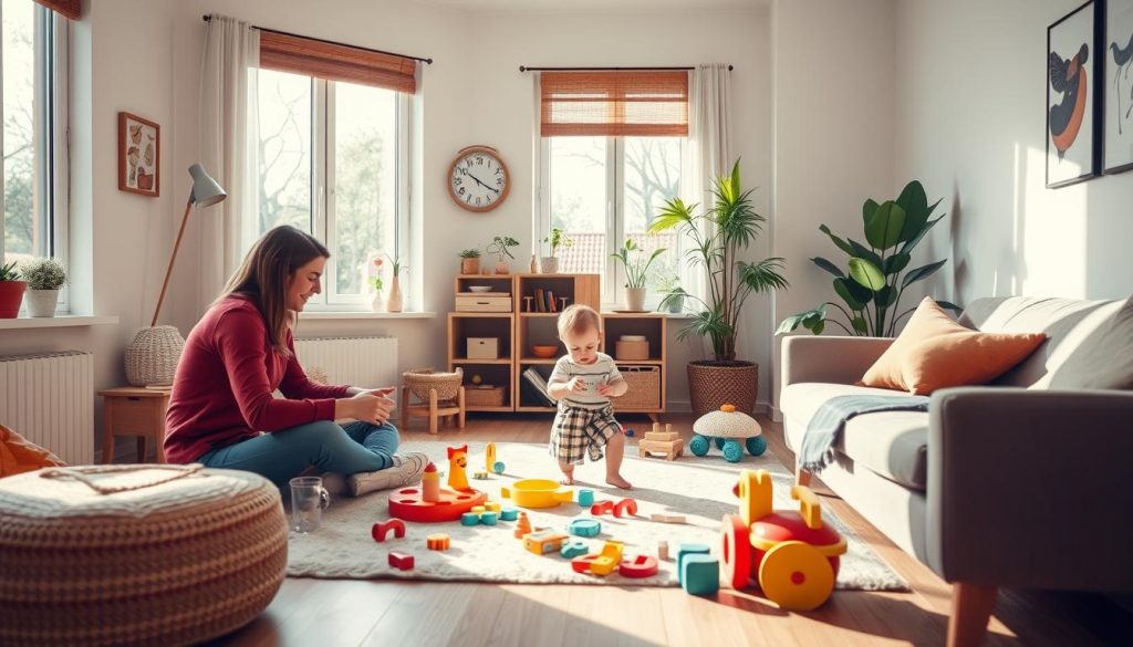 Nanny-tjenester for barneutvikling