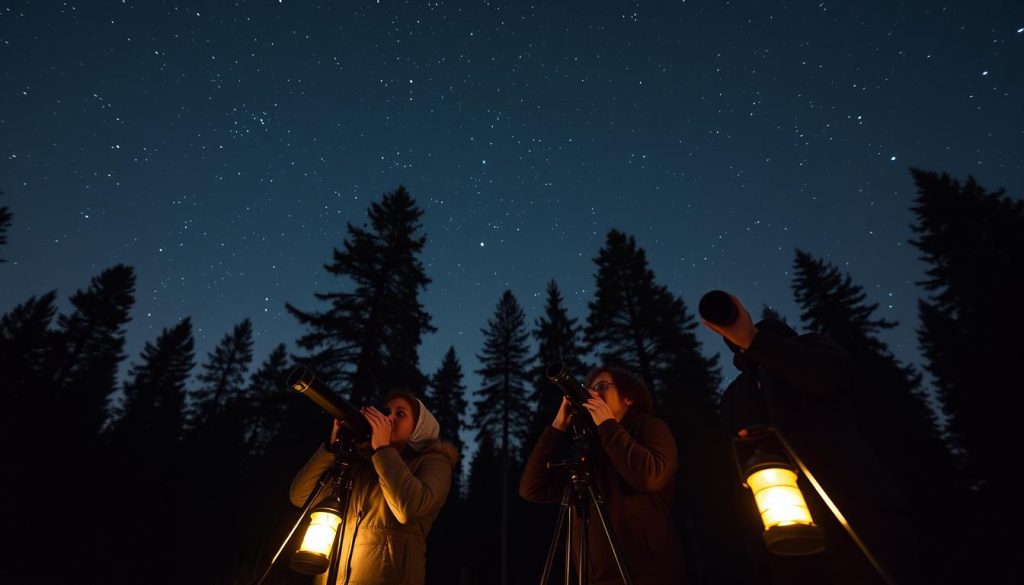 Nattlig stjernesafari observasjon