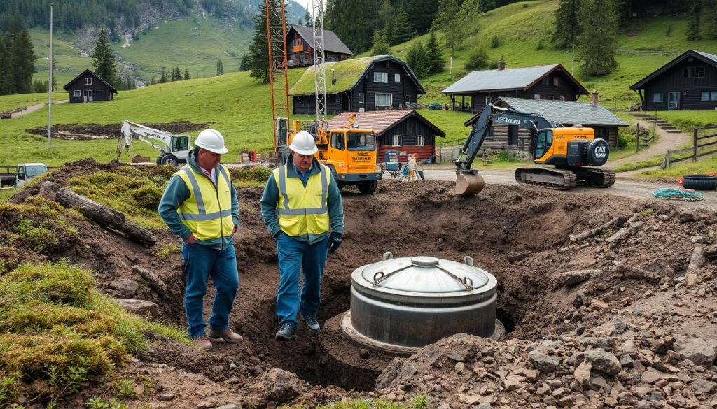 Nedgravd oljetank sanering