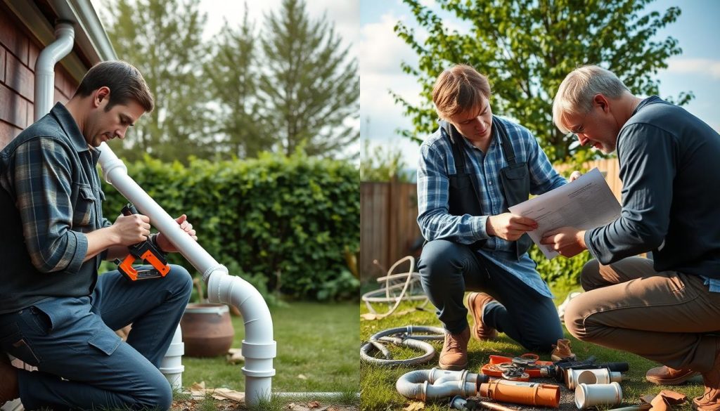 Nedløpsrør montering profesjonell vs DIY