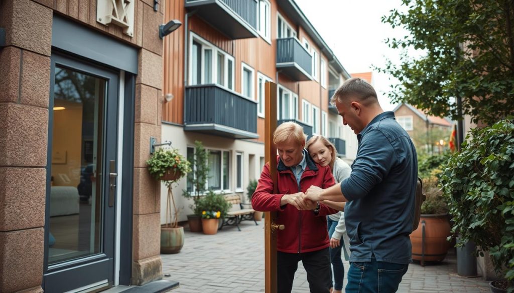 Nødåpning av dør tjenester