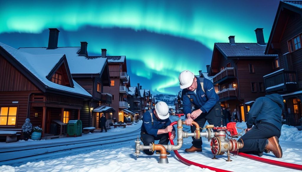 Nordlys VVS tjenester i norske byer