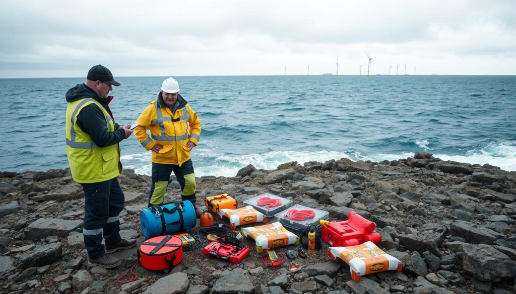 Offshore sikkerhetskurs forberedelse