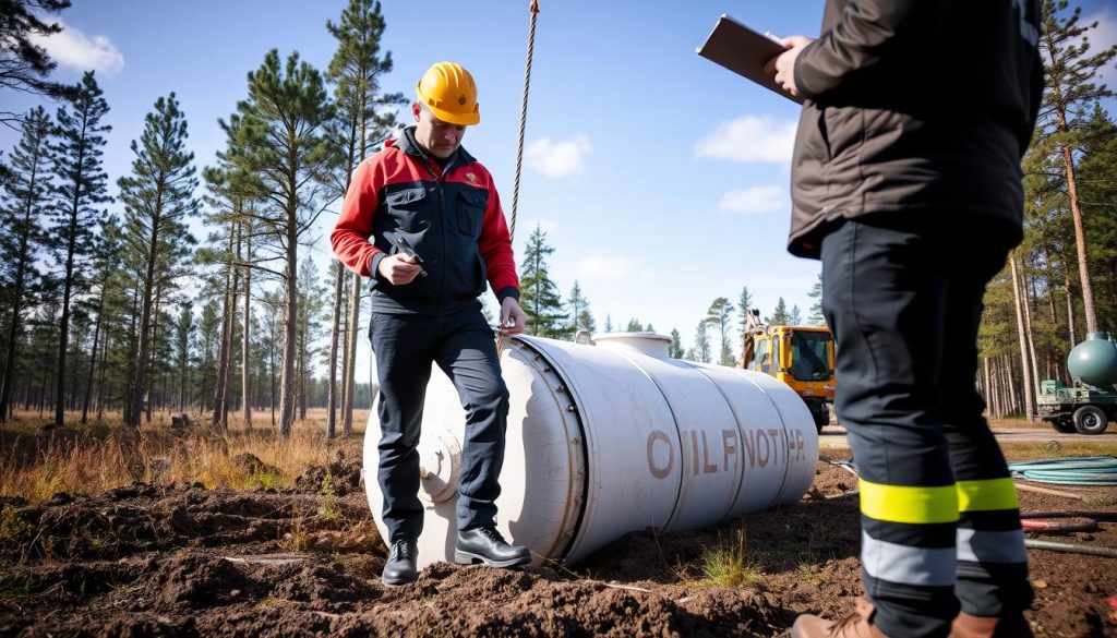 Oljetank fjerning prisfaktorer