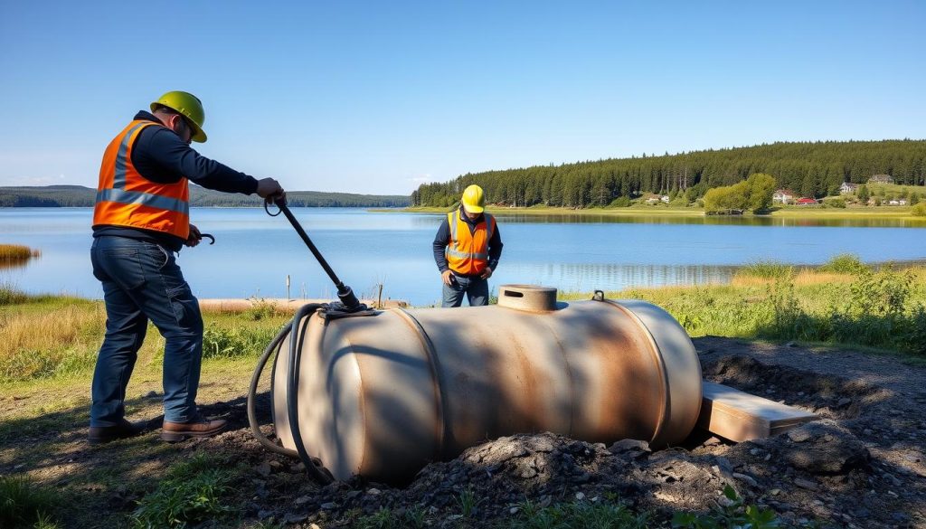 Oljetank fjerning tjenester