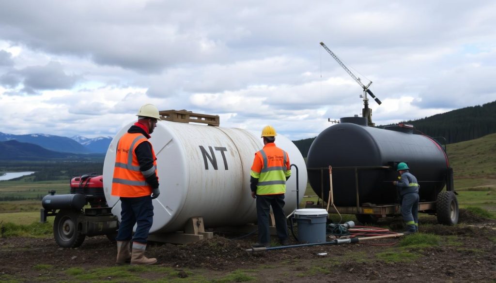 Oljetank fjerning tjenester