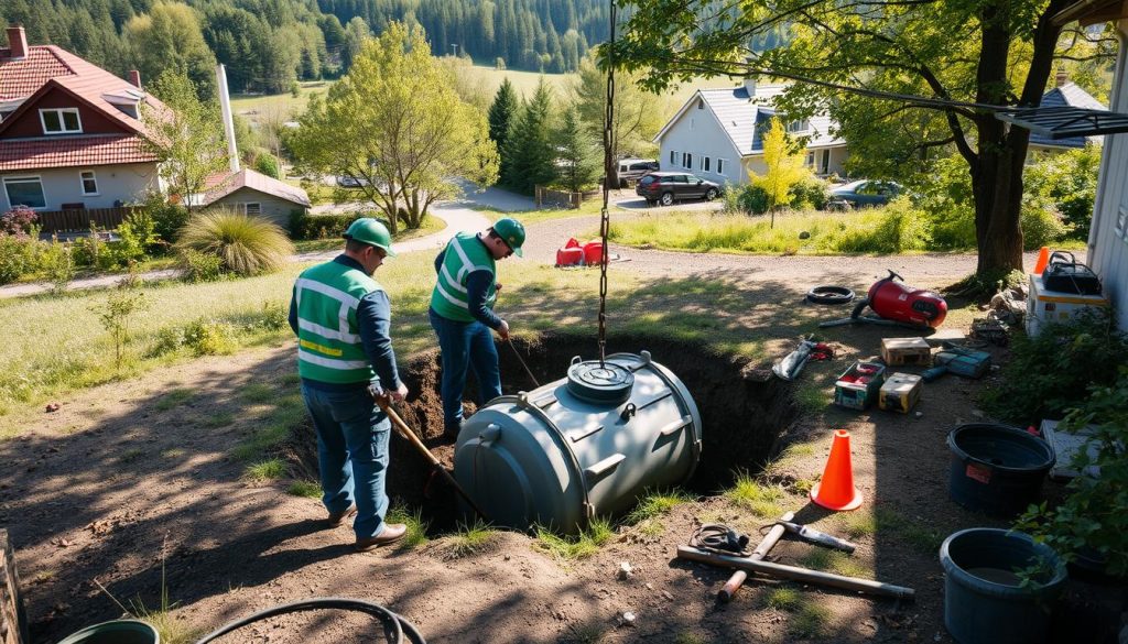 Oljetank fjerning tjenester