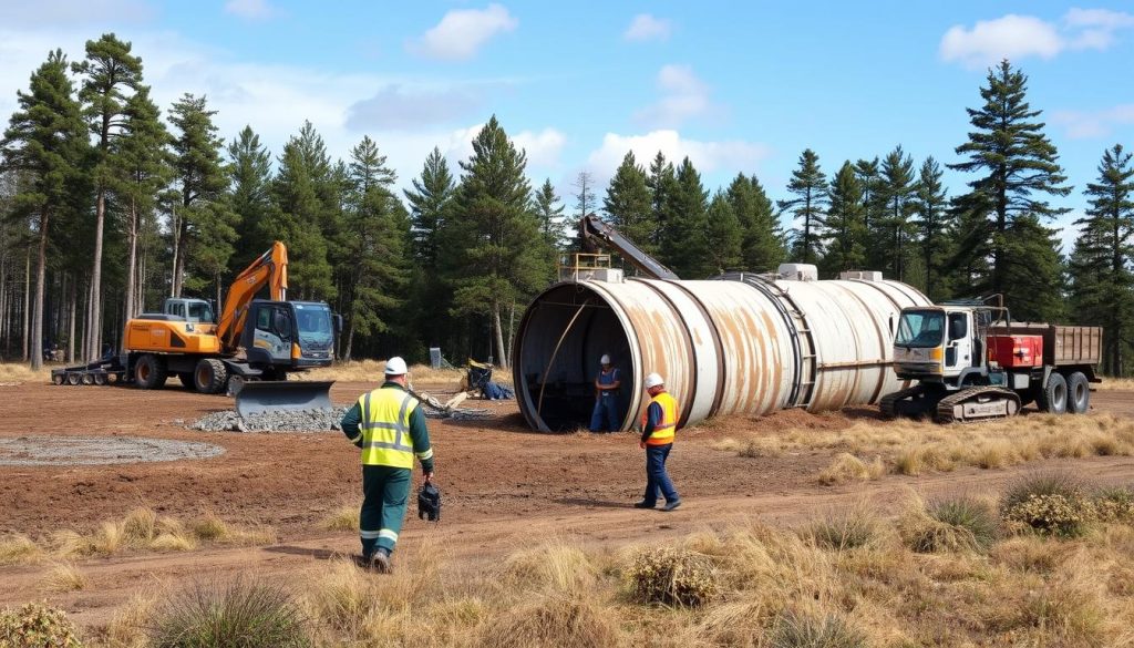 Oljetank fjerningskostnader