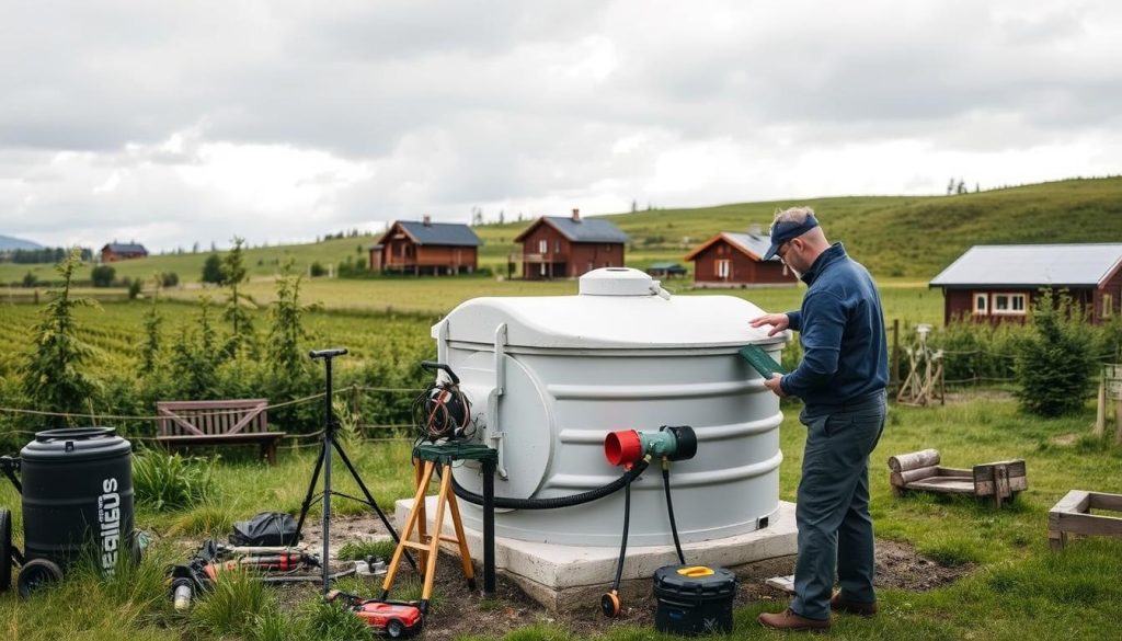 Oljetank vedlikehold tjenester