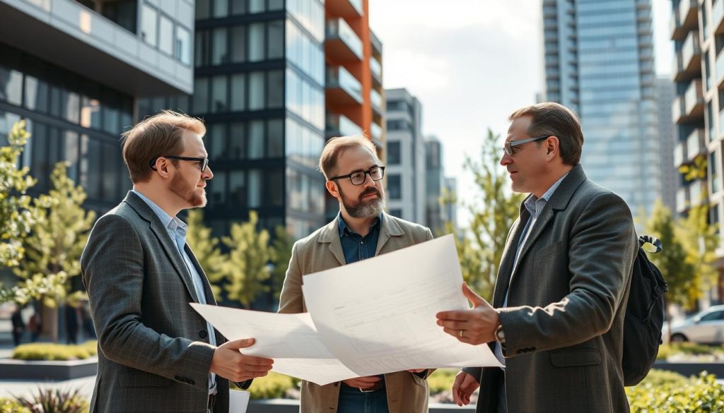 Områdearkitekt tjenester i byplanlegging