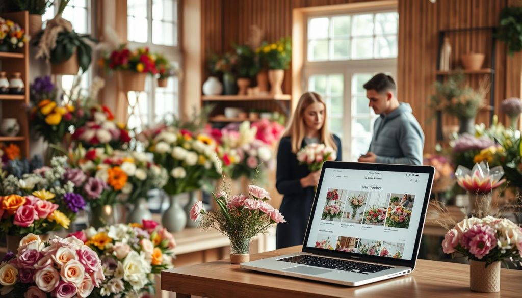 Online blomsterhandel sammenligning