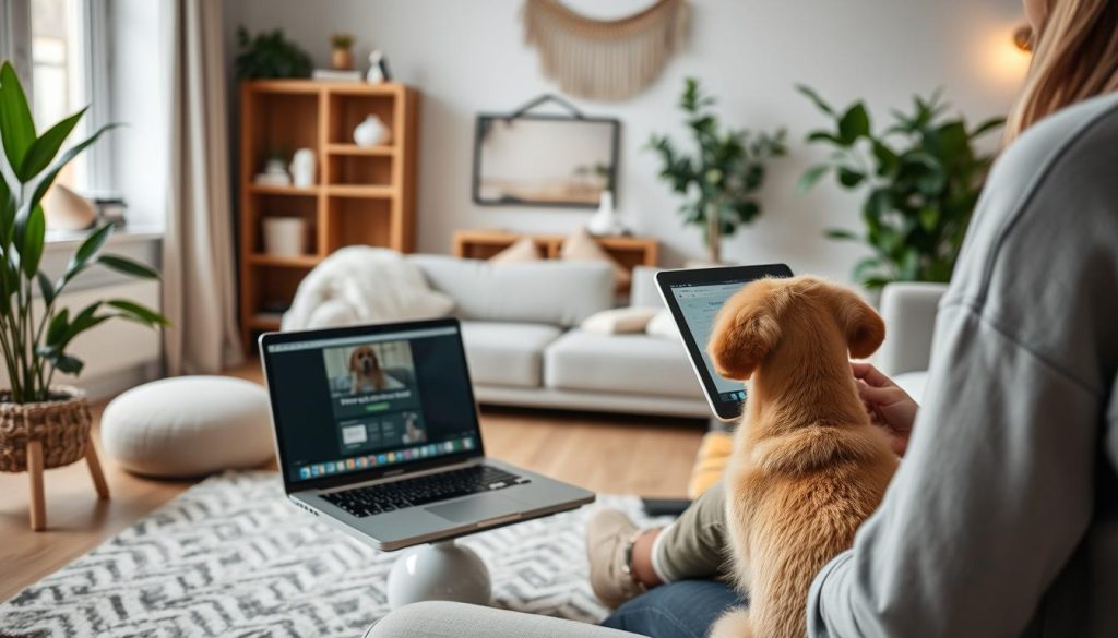 Online hundedressur teknologi