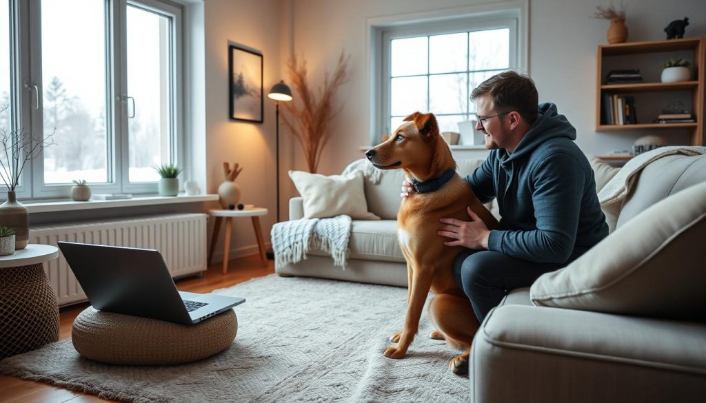 Oppfølging av hundedressur online