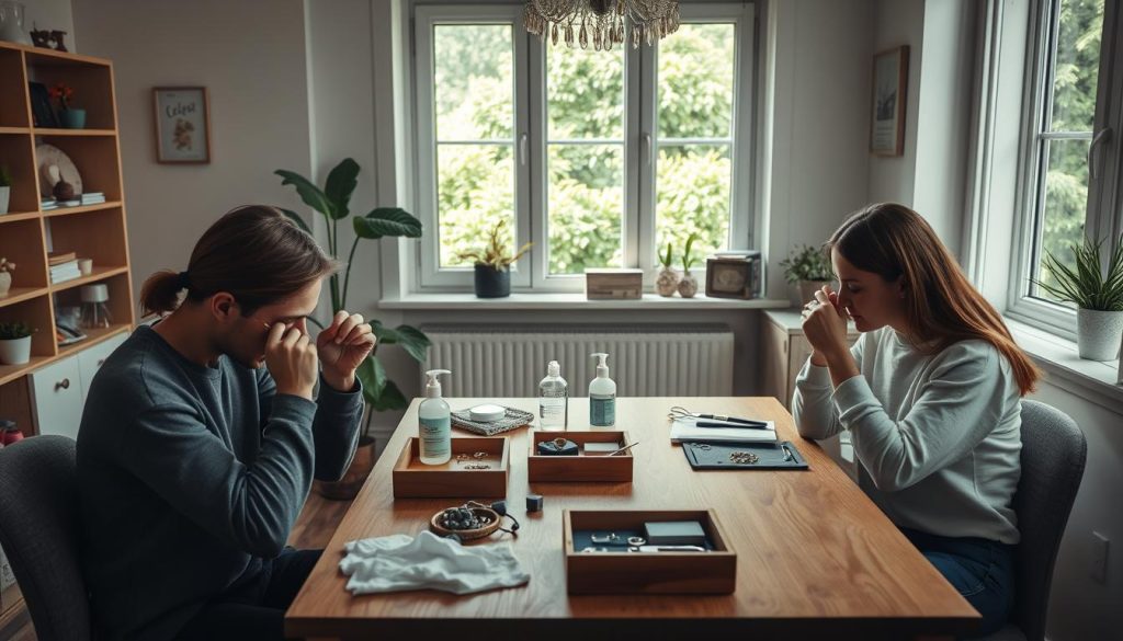 Ørepiercing etterbehandling