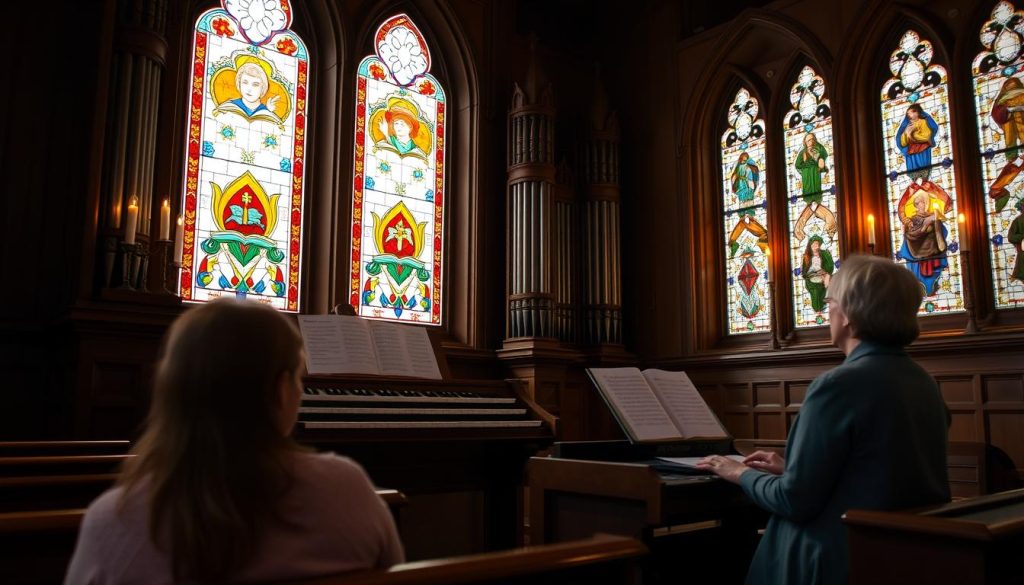 Organist ved forskjellige arrangementer