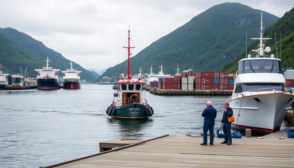 Oversjøisk transport tjenester