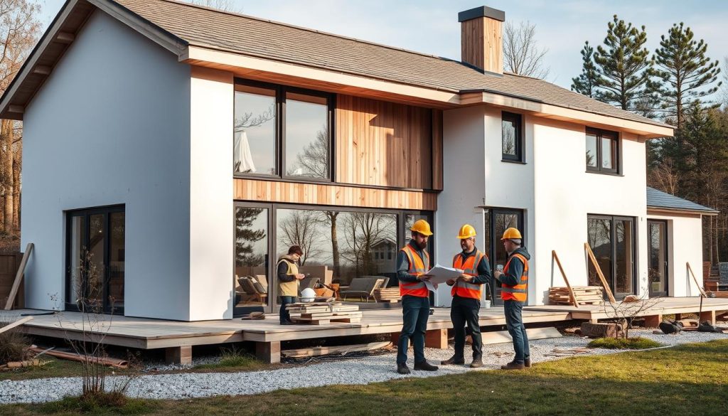 Påbygg hus tjenester