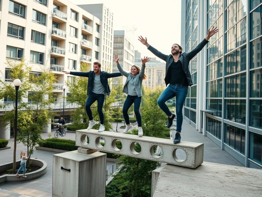 Parkour-kurs for nybegynnere