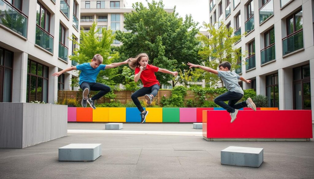 Parkour treningspriser for barn og ungdom