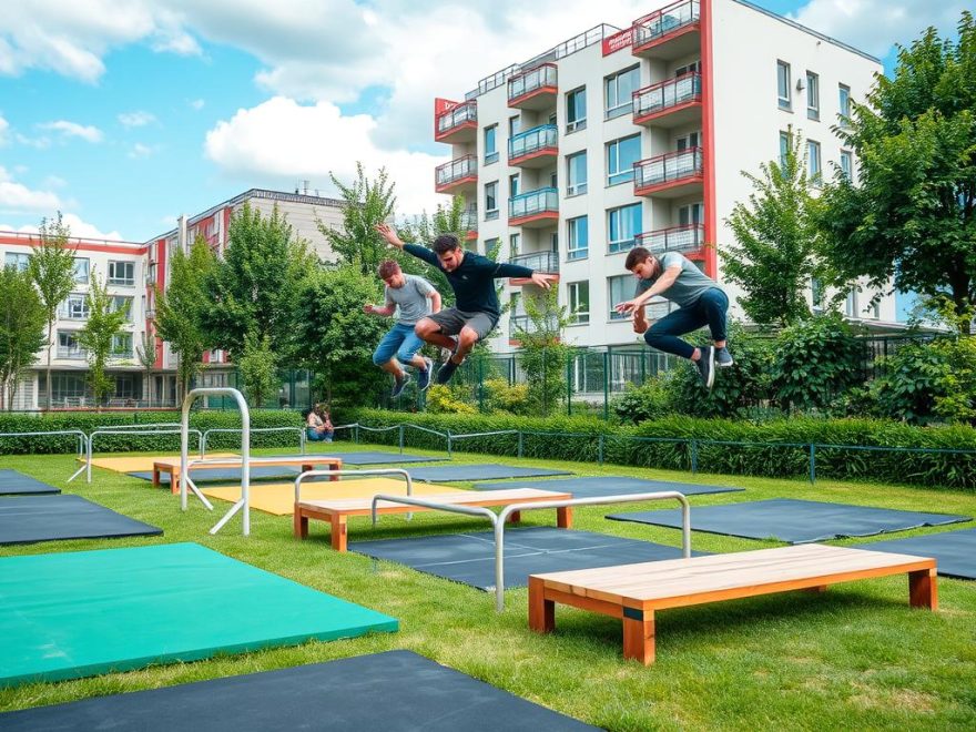 Parkour-utstyr til trening