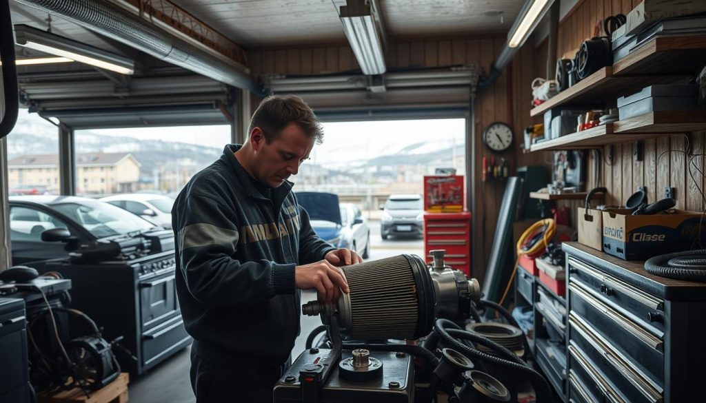 Partikkelfilter utskifting i norske byer