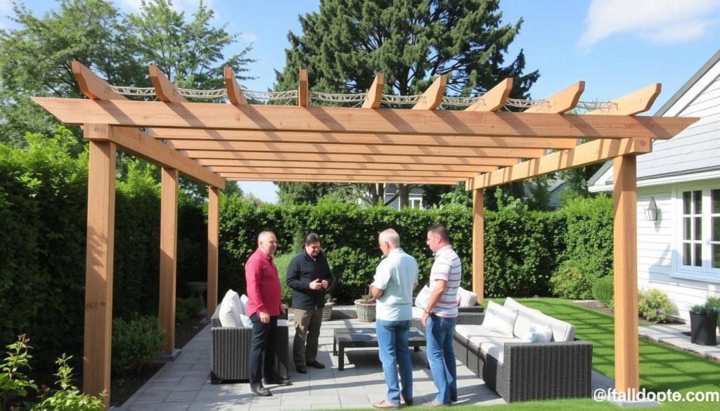 Pergola installasjon feil