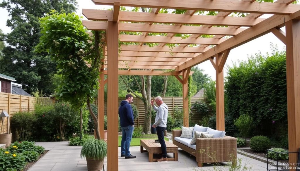 Pergola konstruksjon