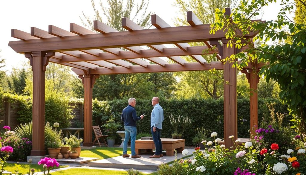 Pergola konstruksjon og design