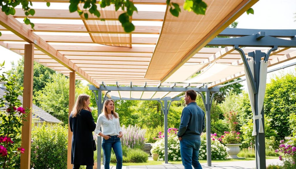 Pergola materialvalg prosjekttidspunkt