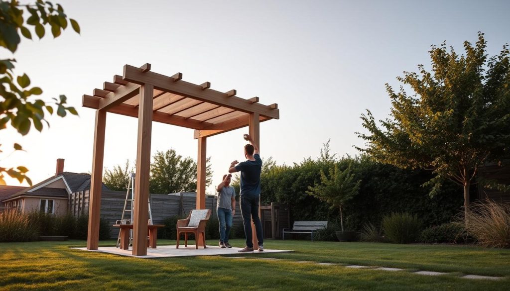 Pergola monteringssystem