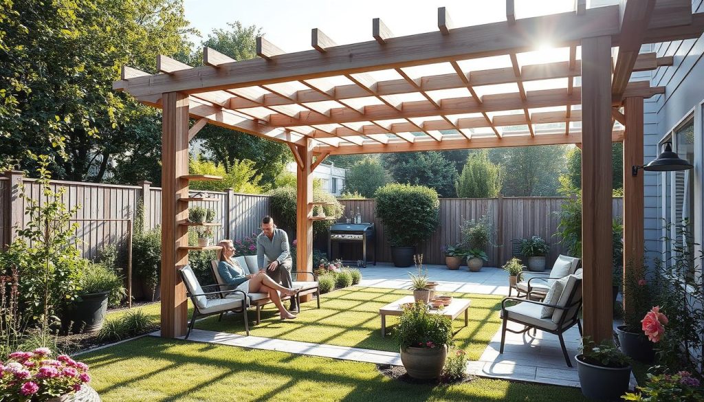 Pergola uteromsdesign