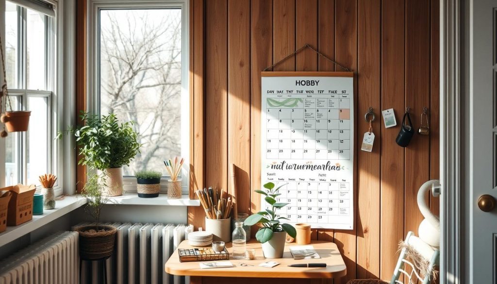 Personlig kalender for hobbyer