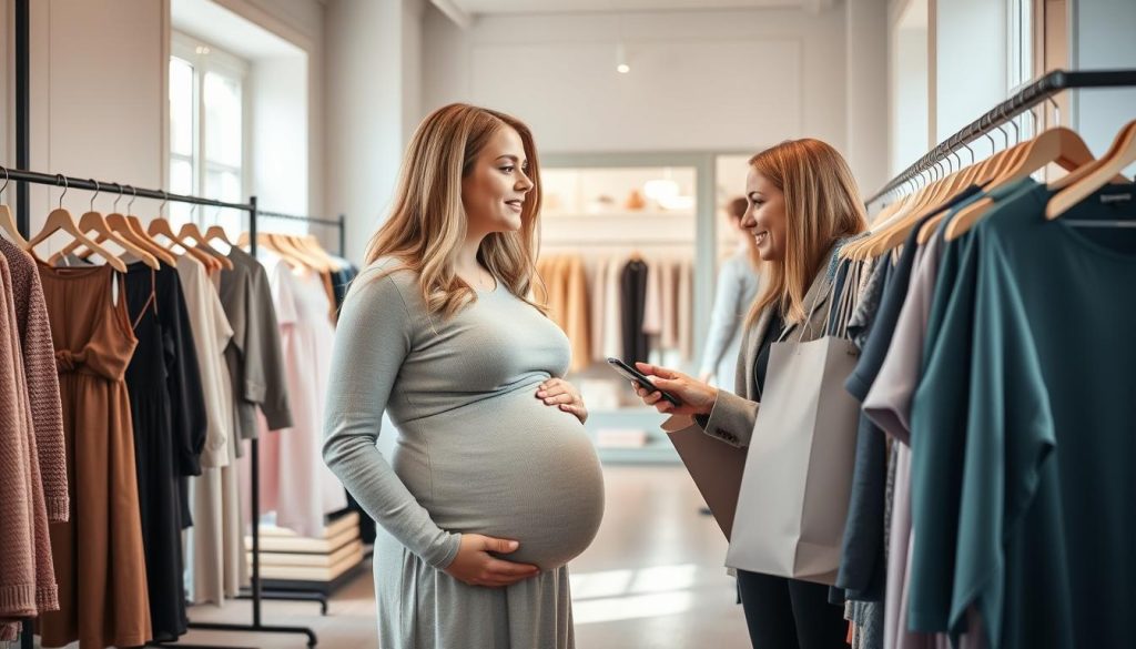 Personlig shopping under graviditet